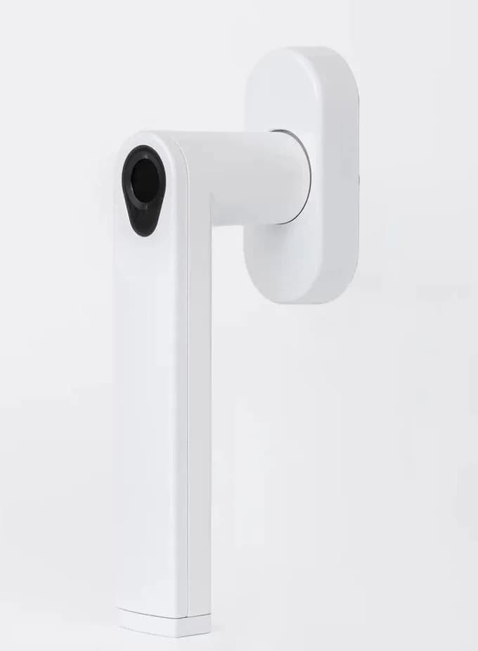 Биометрическая оконная ручка MyLock с отпечатком пальца, цвет белый