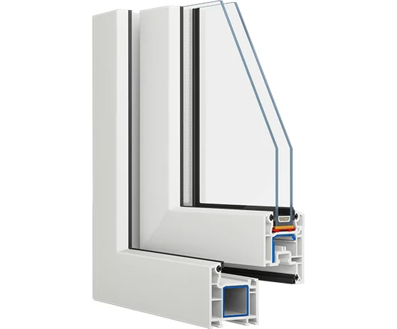 Срез профиля VEKA EuroLine Срез профиля VEKA EuroLine