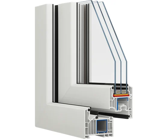 Срез профиля VEKA Softline 82 Срез профиля VEKA Softline 82