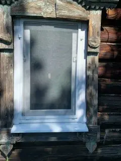 Пластиковые окна в деревянном доме — д. Рождествено — фото 2