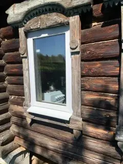 Пластиковые окна в деревянном доме — д. Рождествено — фото 5