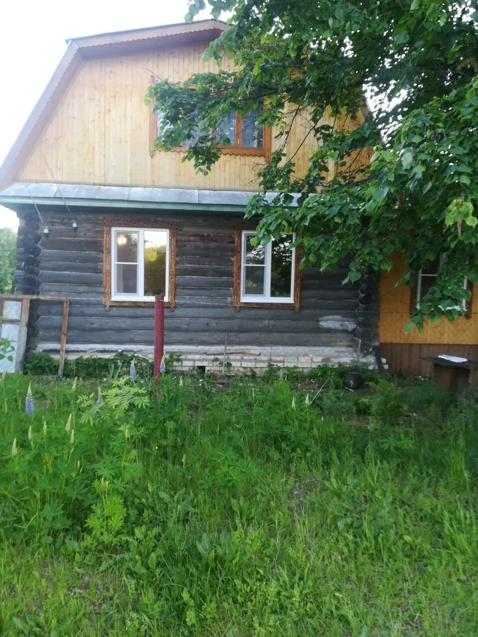 Пластиковые окна в деревянном доме — д. Тураково — фото 1