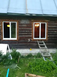 Пластиковые окна в деревянном доме — д. Тураково — фото 7